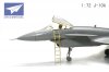 1/72 J-10A Vigorous Dragon Detail Up Etching Parts for Trumpeter