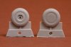 1/48 P-40 Wheel Set (Block Tread 30) for P-40 B~M