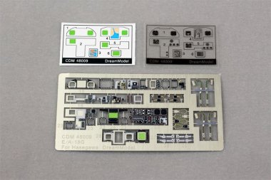 1/48 Cockpit Color Etching Parts for EA-18G Growler (Hasegawa)