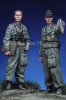 1/35 WWII German Otto Carius & NCO Set, s.Pz.Abt.502 (2 Figures)