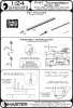 1/24 P-47 Thunderbolt Details Set - Blast, Gunsight & Pitot Tube