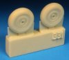 1/72 P-40B/C Main Wheels with Smooth Tire