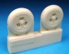 1/48 Spitfire 3 Slot Wheels - Circumferential Tread