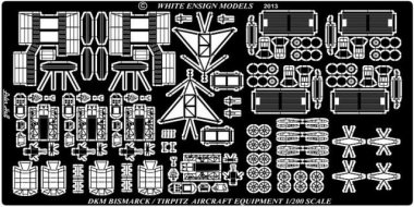 1/200 Bismarck Aircraft & Handling Gear