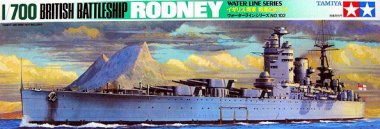 1/700 British Battleship Rodney