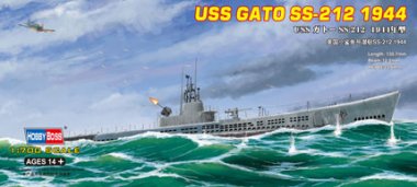 1/700 USS Gato SS-212 Submarine 1944