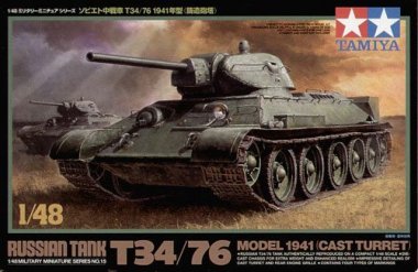 1/48 Russian Tank T-34/76 Model 1941 (Cast Turret)