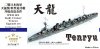 1/700 IJN Light Cruiser Tenryu Upgrade Set for Hasegawa 49357