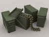 1/35 M548 40mm 48R Ammo Can Set (10 pcs)