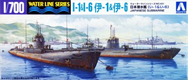 1/700 Japanese Submarine I-1 & I-6