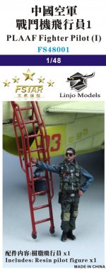 1/48 Chinese PLAAF Fighter Pilot #1