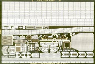 1/200 Sovremenny Class Detail Up Etching Parts for Trumpeter