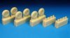 1/72 Spitfire Four Slot Main Wheels - 3 Pack