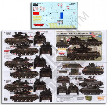 1/35 "3/4 Cavalry" M551s & M113s in Vietnam Part.1