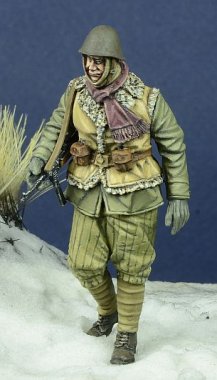 1/35 WWII Romanian Infantryman #1, Winter 1941-44