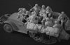 1/35 IDF Half-Track Crew Full Set (12 Figures with Stowage)