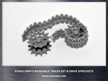 1/35 BMP-3 Workable Tracks Set & Drive Sprockets