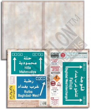 1/35 Road & Traffic Signs "OIF Related" Pt.2 (2 Sheets)