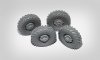 1/35 BRDM-1 Sagged Wheel Set (4 pcs)