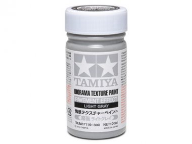Diorama Texture Paint 100ml (Pavement Effect,Light Gray)