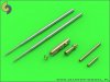 1/32 MiG-17A/P/F - 23mm & 37mm Barrels Set & Pitot Tubes