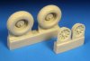 1/32 P-51 Mustang Diamond Tread Main Wheels