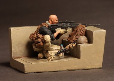 1/35 PMC Sniper and PSG-1, Without Base