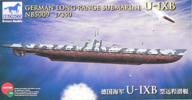 1/350 German Long Range Submarine U-IXB