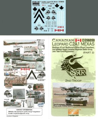 1/35 Canadian Leopard C2A1 MEXAS Markings (Pt.3)