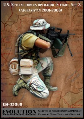 1/35 US Special Forces Operator in Fight, Afghanistan 2001-03 #3