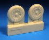 1/48 Fw190A-6 through A-9, F, D Main Wheels w/Smooth Tire