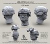 1/35 Covered MICH 2000 Helmet with Helmet Rail System