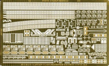 1/350 USS Buckley Class DE Detail Up Etching Parts