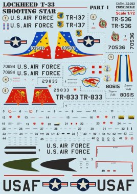 1/72 Lockheed T-33A Shooting Star Part.1