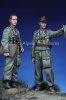 1/35 WWII German Otto Carius & NCO Set, s.Pz.Abt.502 (2 Figures)