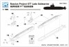 1/700 Russian Project 677 Lada Submarine