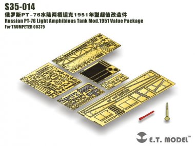 1/35 PT-76 Mod.1951 Detail Up Value Set for Trumpeter 00379