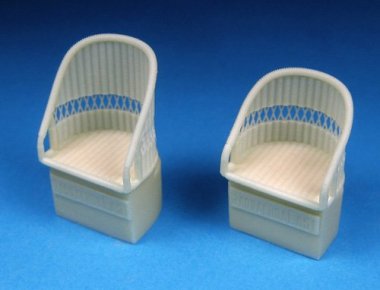 1/32 WWI British Wicker AGS Seats (No Belts)