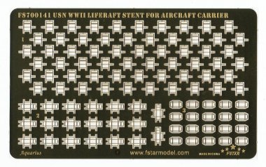 1/700 WWII USN Liferaft Stent for Aircraft Carrier