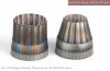 1/48 Su-27/30/33 Exhaust Nozzle Set (Closed) for Kinetic