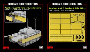 1/35 Panther Ausf.G Fender & Side Skirts for Rye Field Model