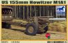 1/35 WWII US M1A1 155mm Howitzer