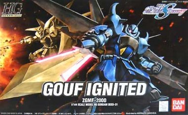 HG 1/144 ZGMF-2000 Gouf Ignited