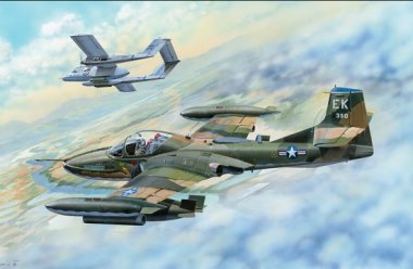 1/48 US A-37B Dragonfly Light Ground Attack Aircraft
