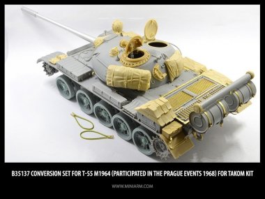 1/35 T-55 m1964 Conversion Set (Prague Events 1968) for Takom