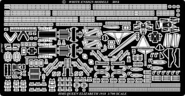 1/700 Queen Elizabeth Battleship 1918 Detail Up for Trumpeter