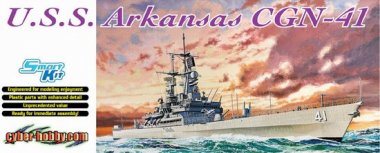 1/700 USS Arkansas CGN-41, Virginia Class Cruiser