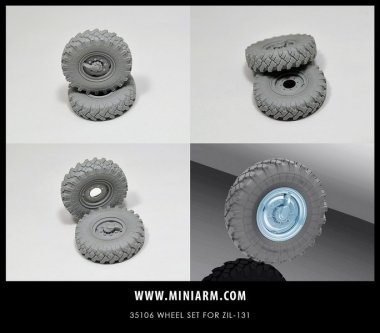 1/35 ZiL-131 Wheel Set (7 pcs)