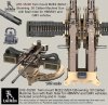 1/35 Twin Mount M2E2 (M2A1) Browning Cal.50 MG for Humvee & GMV