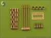 1/24 British Mk.2 Browning .303 Caliber (7.7mm) Barrels (4pcs)